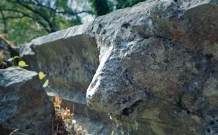 Lion-headed gargoyle destroyed at ancient city