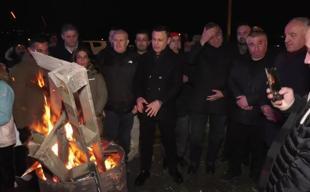 CHP marks New Year with vigil outside Silivri Prison