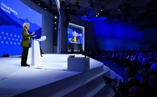 EU leaders take stage in Davos as Trump rocks global order