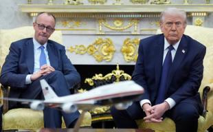 Germanys Merz meets Trump for talks eclipsed by Iran war