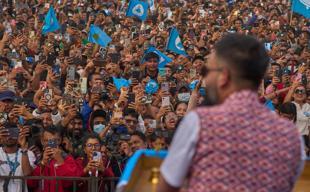 Nepals rapper-led centrist party heads for poll landslide