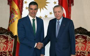 Erdoğan, Spains Sanchez discuss ties, regional issues