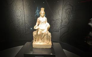 Museum stands out with mythological deity figures
