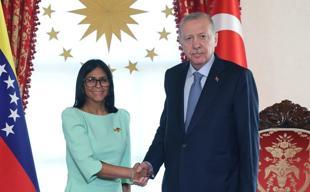 Erdoğan receives Venezuelan acting president in Istanbul