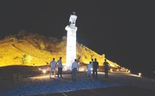 Kayseri’s Karakuş Tumulus welcomes visitors after dark