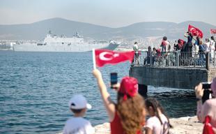 Turkish navy stages major display ahead of Teknofest’s maritime edition