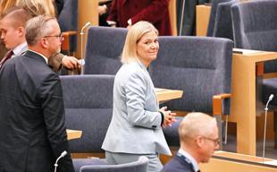 Sweden’s center-left leader loses PM vote