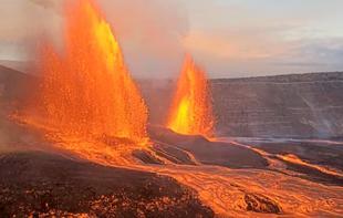 Hawaiis Kilauea volcano nears year-long eruption