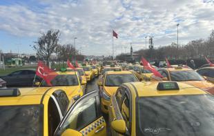 Istanbul taxi drivers rally against illegal ride services