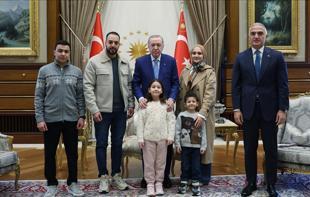 Erdoğan hosts family of 6-year-old Gaza victim