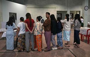 Myanmar junta stages election after five years of civil war