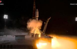 Iran says launches three satellites into space from Russia