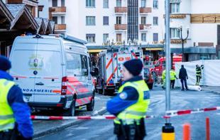 Deadly fire ravages New Year celebration in bar at luxury Swiss ski resort