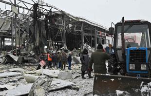 Russian drone strike kills woman in Kharkiv