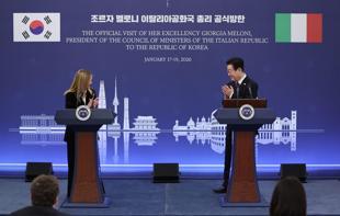 South Korea, Italy agree to deepen AI, defense cooperation