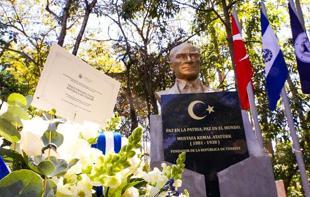 ‘Türkiye Park’ inaugurated in El Salvador’s capital featuring Atatürk bust