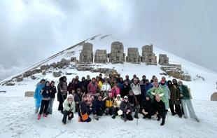 International artists gather at Mount Nemrut