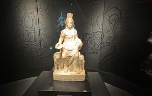 Museum stands out with mythological deity figures
