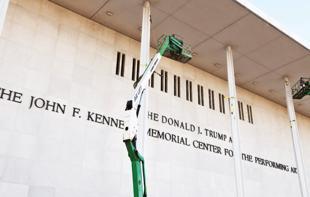 Kennedy Center drops Trump name from website