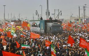 Crowds bid farewell to Khamenei in Iranian holy city of Qom