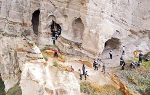 Rock-cut monastery bears traces of the Middle Ages