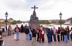 Depeche Mode fans flock to Prague’s Charles Bridge