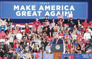 Demonstrators interrupt Trump rally in Texas