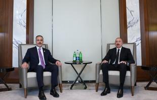 Fidan meets Aliyev at regional summit in Baku
