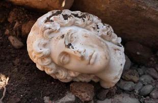 Head of Alexander the Great bust found