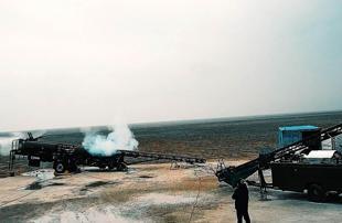 Steel Domes Hisar missile system hits target in test