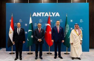 Fidan hosts four-nation meeting at Antalya forum as ceasefire efforts continue