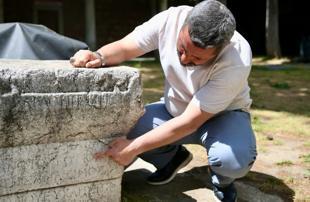 Roman-period altar stone found at Ottoman site in Kocaeli
