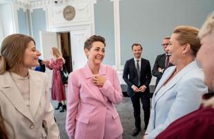 Denmark PM presents new government, with majority of women
