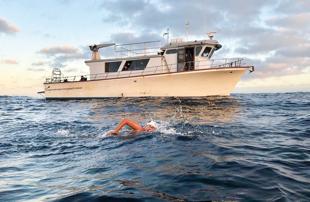 Autistic Turkish swimmer conquers Catalina Channel