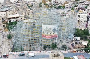 Restoration of at-risk fairy chimneys nears completion