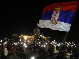 Russia says West trying to destabilise Serbia