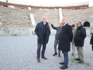 Former German president visits historic sites in İznik