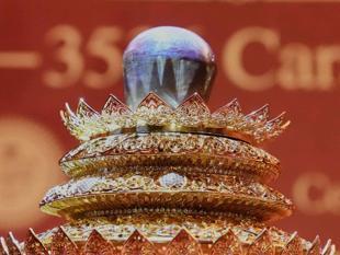 Sri Lanka unveils a rare purple star sapphire