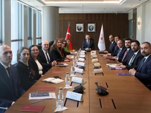 Energy Minister Bayraktar meets EBRD President Renaud-Basso