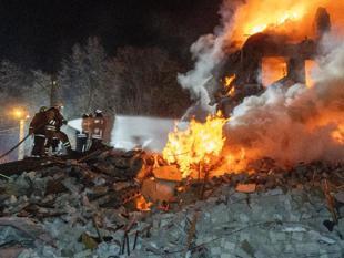 Russian rains missiles and drones on Ukraine, killing six