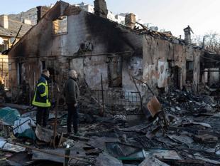 Russia reports fire in new strike on major Baltic port