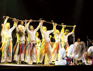 Singing songs of fraternity in New York for peace