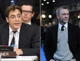 New Bond movie titled Skyfall stars Daniel Craig and Javier bardem
