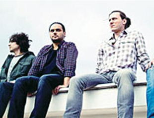 Turkish Rock band on stage