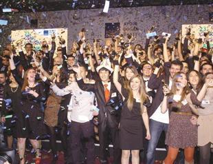 Media students given awards at event