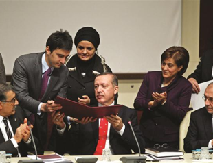 Prime Minister Erdoğan joins women campaign