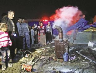 Tent fire in Van leaves a family of 7 homeless