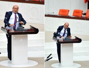 Deputy shatters glass, hurles shards at AKP members