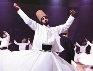 Sufi dancers performing throughout the world