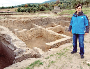 Roman bath revealed in İzmir